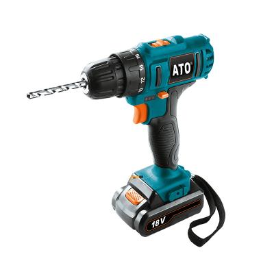 China ATO China Electric Drill Soft handle 32Nm 10mm 1.3Ah 1.5Ah 2.0Ah 21V machine- cordless mini drill A8121201 for sale