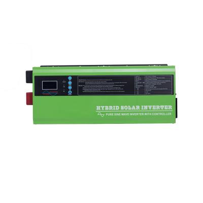 China Home Solar Power System New Design DC 24V 48V Inverter 3000W/5000W Solar Power System Hybrid Inverter for sale