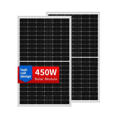 China Promotional Product Favorable Price 1909*1134*30Mm Monocrystalline 450W Solar Panels 182mmx182mm for sale