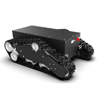 China Manufacturing Plant Ultra-high passability and off-road performance of tracked robot chassis in the same level for sale