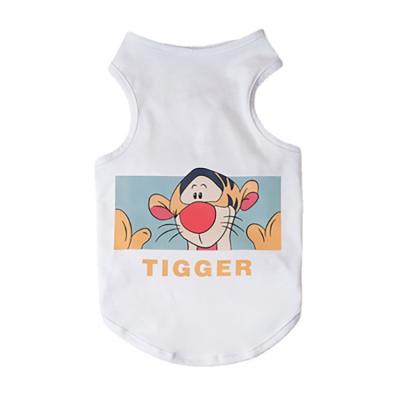 China Hot Selling New Cartoon Dog Clothes Summer Slim Golden Hair Border Middle And Large Pet Clothes for sale