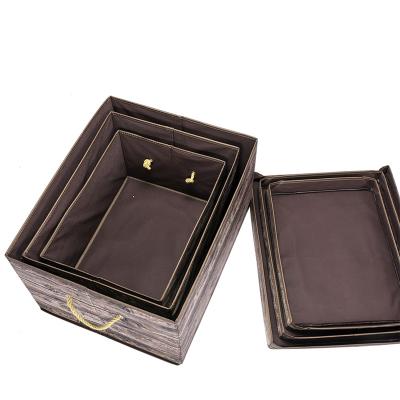 China Sublimation Available Folding Home Storage Box Customized Decorative Clothes Cloth Storage Box for sale