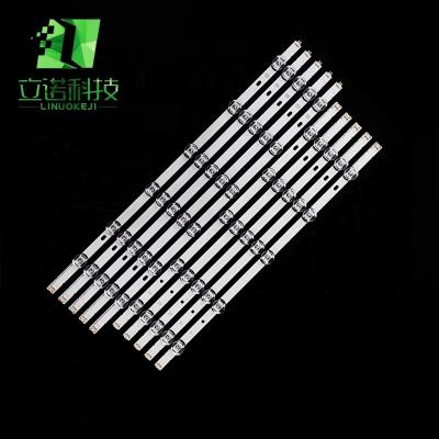 China Hotel Top Quality Aluminum 6V 10 Strip Tv Backlight For LG Innotek DRT 3.0 55