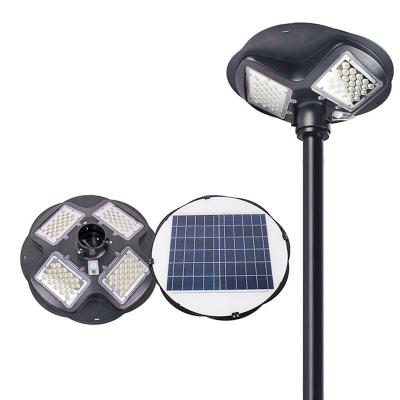 China Garden New Design 200w 280 Led 9500lm Round Outdoor Garden Waterproof Solar Lamp for sale