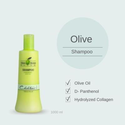 China Natural Hair Shampoo Multi-Vitamin Shampoo Nourishing Olive Hair Products Private Label for sale