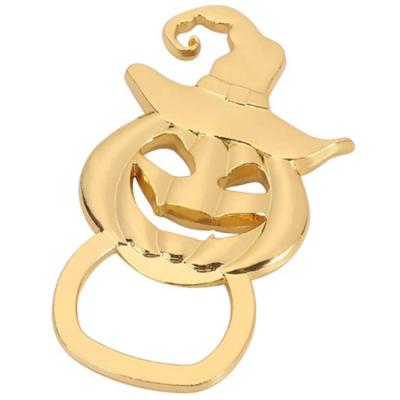 China Europe Halloween Gifts Pumpkin Alloy Beer Bottle Opener Bar Tool Opener For Gift for sale