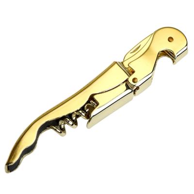 China Europe Corkscrew Custom LOGO Steel All-in-one Wine Bottle Opener For Bar for sale