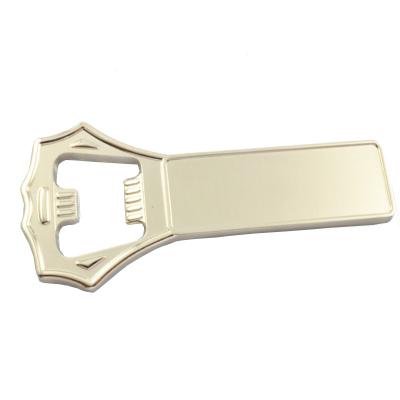 中国 Viable Factory Wholesale High Quality Single Metal Beer Metal Wine Customized Zinc Alloy Bottle Opener 販売のため