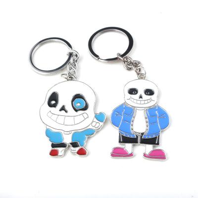 Cina Metal halloween gift undertale legend cartoon oem key chain custom key chain in vendita