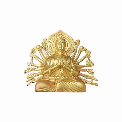 China Europe Hand Mount Buddha Standing Thai Bronze Life Size Gold Brass Buddha Statues Home Decor for sale