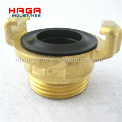 China GEKA Male Thread Brass Hose End Coupling Equal German Type for sale