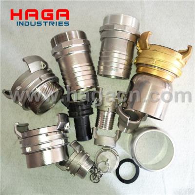 China Stainless Steel Coupling Brass French Guillemin Coupling Fire Hose Coupling Equal for sale