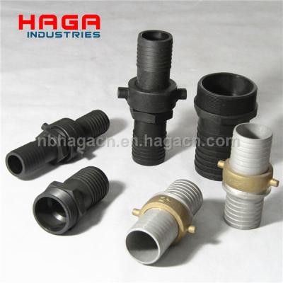 China Aluminum PP Pin Lug Coupling Short Shank Suction Coupling Equal for sale