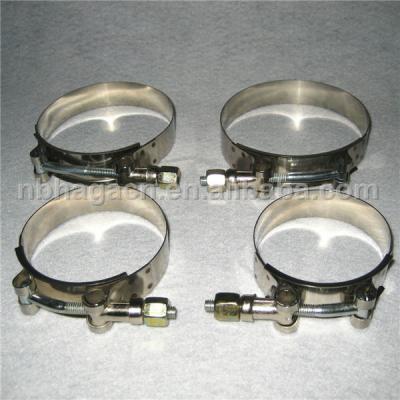 China For Good Quality SAE Stainless Steel T-bolt Fuel Lines And Hose Small Pipe Clamp For Fuel Hoses And Small Hose for sale