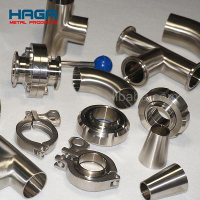 China Stainless Steel Sanitary Pipe Fittings Equal for sale