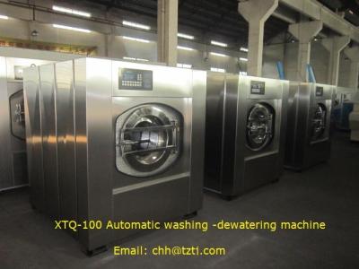 China Hotel laundry machine 100kg Fully automatic laundry machine Stainless steel Computer frequency conversion for sale