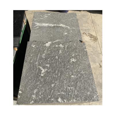 China Modern Flamed Nero Nuvolato Granite Slabs And Tiles From China for sale