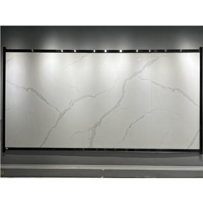 China Modern large calacatta white porcelain slab for sale