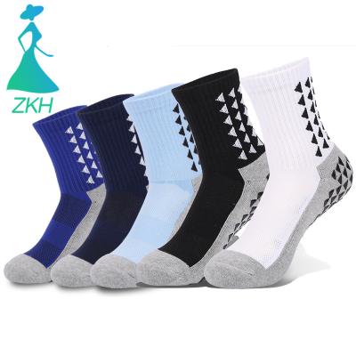 China Free Sample Logo Breathable Anti-skid Soccer Football Soccer Basketball Sports Socks Custom Made for sale