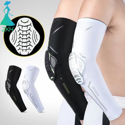 China Hot Sale Adjustable Honeycomb Elbow Support Compression Sleeve Arm Sleeve Padded for sale