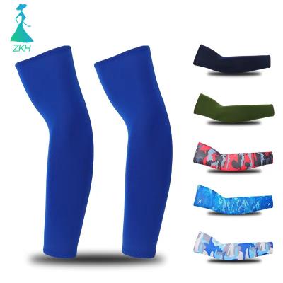 China Breathable Customize Cooling Football Arm Cover Compression Basketball Sports Cycling Arm Sleeves UV Protection Arm Sleeve for sale