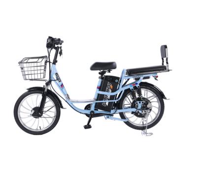 China Carbon Steel Cheap 20Inch 2 Person Motor City Electric Bike Bicycle With Lithium Battery, Tandem Motorized Rider Ebike For Adult Easy for sale