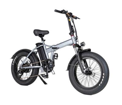 China Hot Sale Aluminum Alloy 20 Inch 750W Fat Tire Electric Foldable Bicycle, USA 20