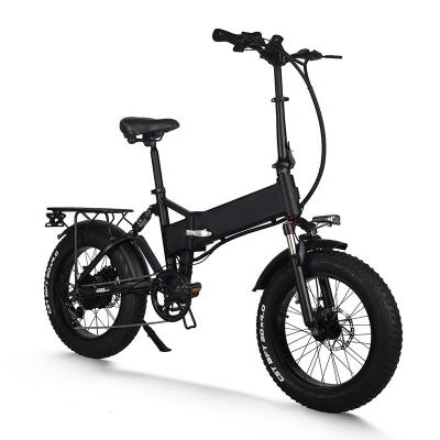 China Eu current hot sale aluminum alloy 20 inch folding electric bicycle tire folding E fat bike for sale