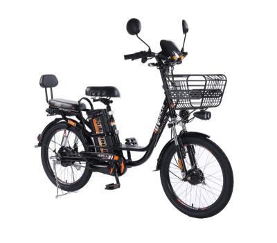 China Carbon Steel High Grade 22Inch 2 Seat Long Range High Speed ​​City Ebike Universal Commuter Electric Bike For Adult for sale