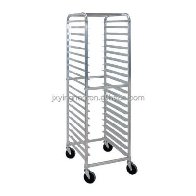 China Curved Top Aluminum Pan Rack , Full And Half Size Sheet Pan Rack NSF Listed for sale