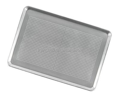 China 3003 Aluminum Perforated Full Size Aluminum Roll Pan for sale