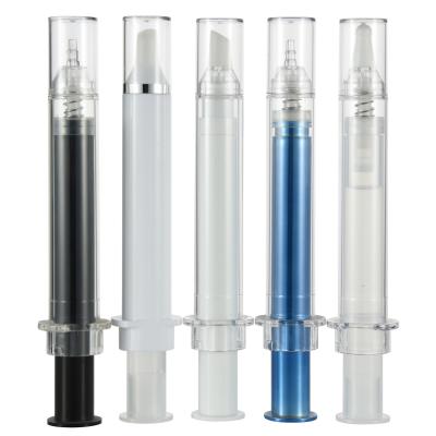 China 10ml/15ml Syringe Airless Eye Cream Bottle /needle applicator bottle for sale