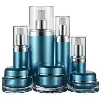 Chine Bouteille acrylique en forme ovale personnalisée 15 ml 30 ml 60 ml pour le sérum industriel de soins de la peau à vendre