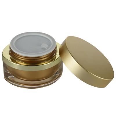 China Material de base acrílico 30g 50g Vidrio de crema de forma de ojos para envases industriales de belleza en venta