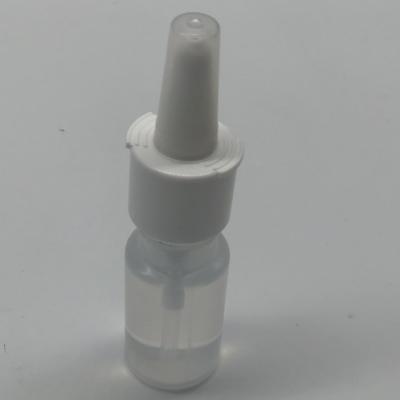 China 20ml PP Round Cylinder Empty Nasal Sprayer Bottle for Pump and Throat Spray for sale