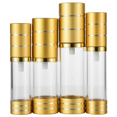 China 25/32mm Diameter 15ml 20ml 30ml 40ml 50ml Round Airless Bottle for Cosmetic Packaging for sale