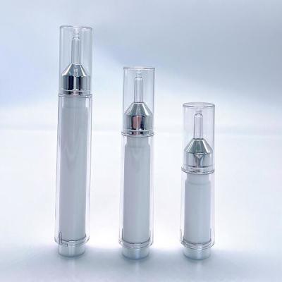 China Personal Care 5ml 10ml 15ml Eye Cream Airless Bottle Syringe/needle applicator bottle for sale