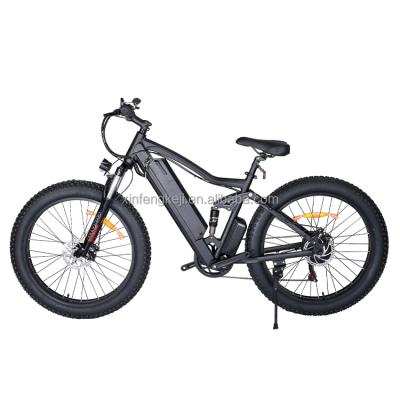 China Aluminum Alloy 26 Inch 48V Electric Bicycle Mountain Bike Fat eBike Electric Folding Electric Bicycle for sale