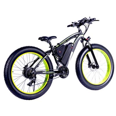 China 21 speed mountain bike aluminum alloy electric bicycles disc brake fat tire electric ebike ride for sale