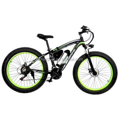 China Aluminum Alloy 26 Inch Electric Bike /500W 1000W Fat Tire Mountain Bike / 350W eBike for sale