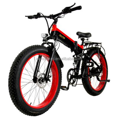 China 2021 best selling aluminum alloy fashion e tire fat bike 26 inch city 48V electric bicycle 350W/500W fat fat bike for sale