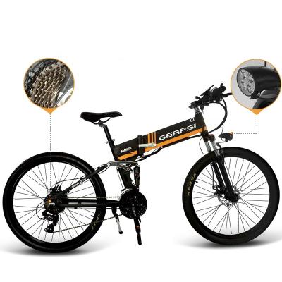 China Aluminum alloy 26 inch electric bicycle 48V 500W mountain fat tire ebike snow electric bicycle fat tire for sale