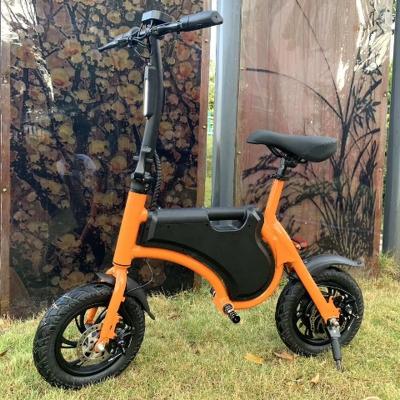 China Electric Bicycle 350W City Electric Bike Mini 36v 14inch Lithium Battery High Carbon Steel Electric Bike for sale