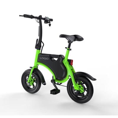 China Urban Electric Bicycle 2021 New 14Inch 36V Mini Bike High Carbon Steel Lithium Battery Electric Foldable Electric Bike for sale