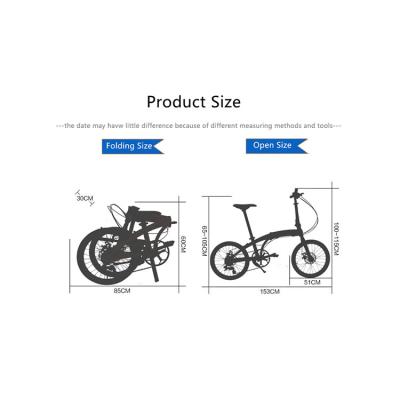 China Tour 20 Inch Spoked Wheel Folding Bike Al Brake Wheel Folding Bike Modern Style Folding Bike for sale