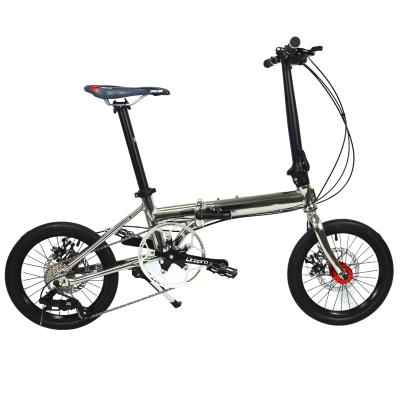 China XTREME FUN 16 Inch Mini Aluminum Alloy FUN 16 Speed ​​Aluminum Alloy Folding Frame Bicycle City Bike Road Bike Folding Bike for sale