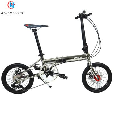 China High quality aluminum alloy bicycle 16 inch bicycle aluminum alloy frame urban road foldable bicycle for sale