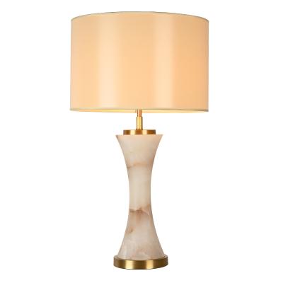 China New Design Modern Luxury Decorative Marble Crystal Lamp Table Lamps for sale