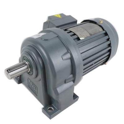 China Totally Enclosed Ch 750w 1hp 3 Phase 380V 50hz Small Speed ​​Helical Motor For Wrapping Machinery for sale