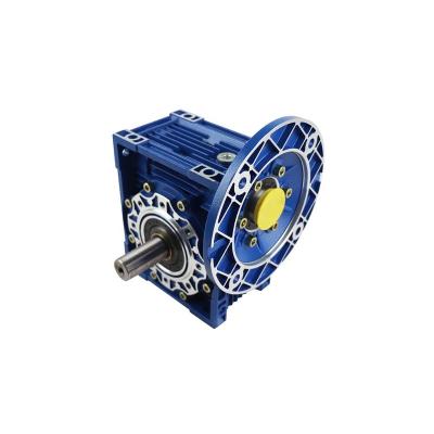 China Building Material Stores NMRV Series Worm Gear Reducer 40:1 Aluminum Alloy NMRV063 1:15 Worm Transmission Gearbox for sale